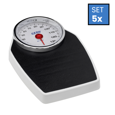 KERN Badezimmerwaage, mechanisch MGC 100K-1S05 | Höchstlast 150 kg | Ablesbarkeit 1 kg | Abmessungen Wägeplattform (B×T×H) 265×265×70 mm