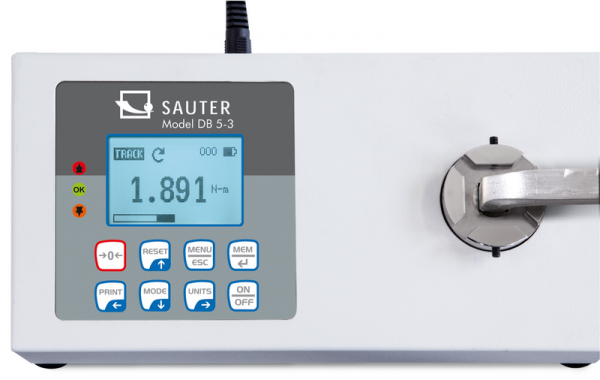 SAUTER Drehmomentmessgerät DB 5-3 | Abmessungen (B×T×H) 200×100×50 mm – Bild 3