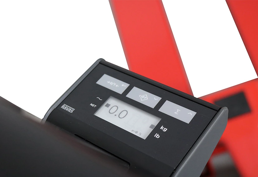RAVAS iPT Essential | Höchstlast 2.000 kg | Ablesbarkeit 0,5 / 1 kg | Abmessungen Wägefläche (B×L) 540×1150 mm – Bild 7